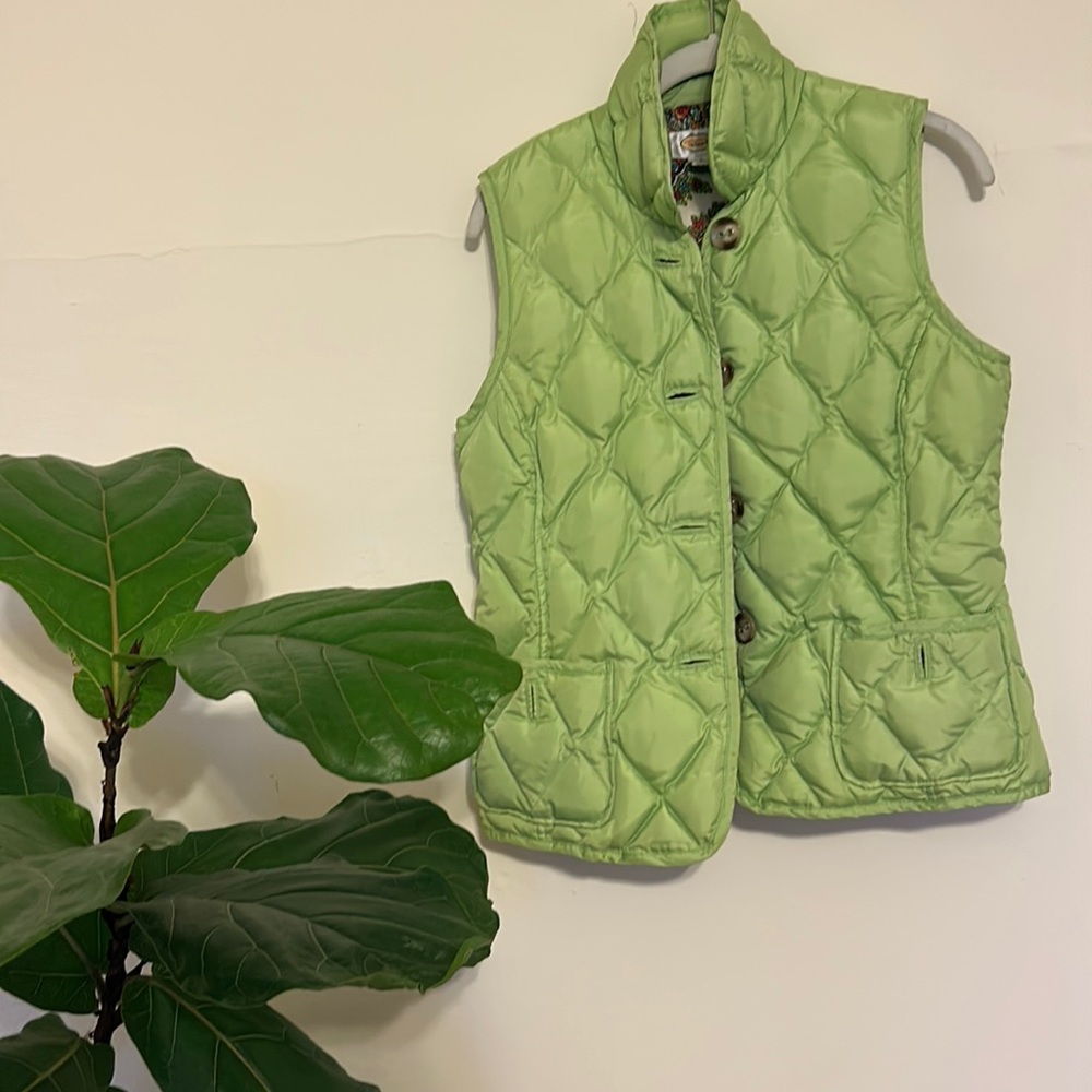 Lime green vest